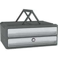 CEP Drawer Module Recycled PS Plastic Grey 37 (W) x 27.5 (D) x 14.6 (H) cm