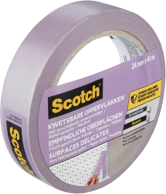 Scotch Tape Delicate Surface Purple 24 mm (W) x 41 m (L) 7100159056