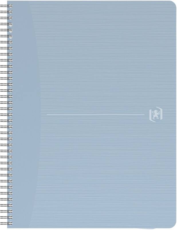 OXFORD Notebook 400166095 A4 Ruled Twin Wire Card Blue 90 Pages 90 Sheets