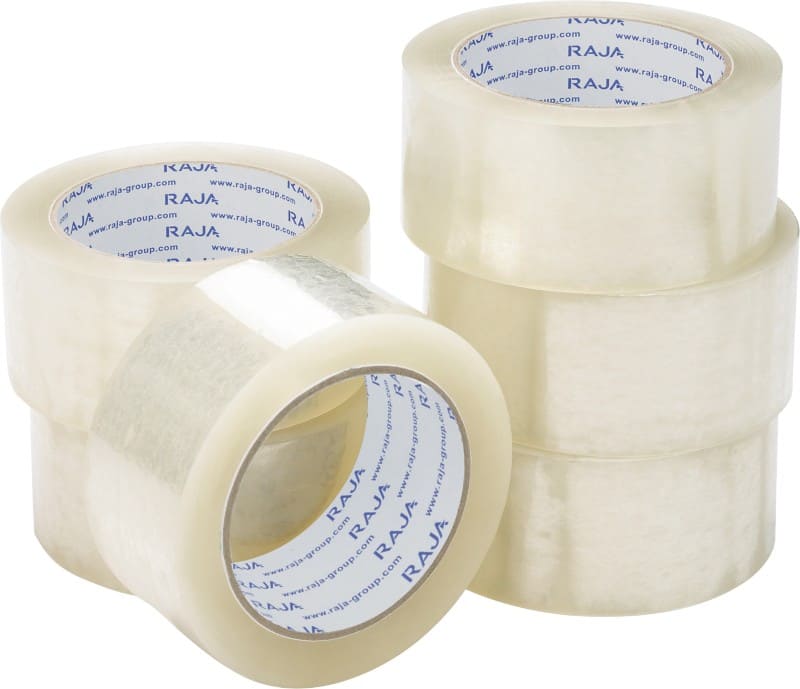 RAJA Packaging Tape Transparent 66 m