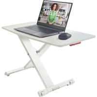 Leitz Ergo Cosy Ergonomic Height Adjustable Standing Desk Converter 6533 ABS/Steel 700 x 48-310 x 350 mm Grey