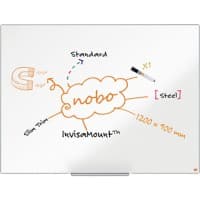 Nobo Impression Pro Whiteboard Magnetic Lacquered Steel Single Sided 120 (W) x 90 (H) cm