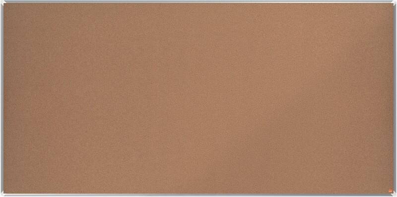 Nobo Premium Plus Wall Mountable Noticeboard 1915186 Cork Aluminium Frame 2400 x 1200 mm Brown