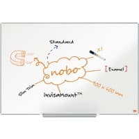 Nobo Impression Pro Whiteboard Wall Mounted Magnetic Enamel Single Sided 90 (W) x 60 (H) cm