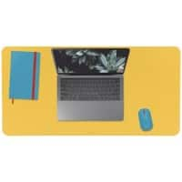 Leitz Cosy Desk Mat 5268 Polyester, Foam Yellow 80 x 40 x 0.2 cm