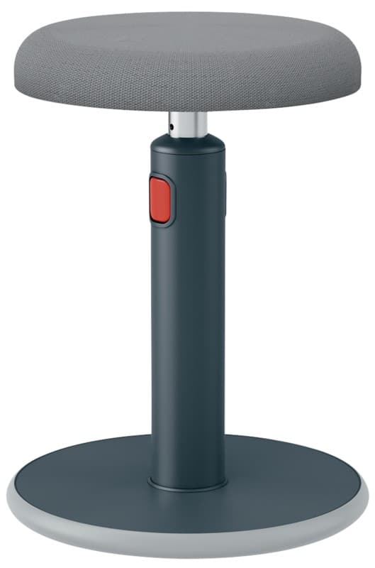 Leitz sit stand stool 65180089 ergo cosy with adjustable seat 46 - 79 cm up to 110 kg grey