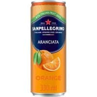 S.Pellegrino Aranciata Soft Drink Sparkling Orange 24 Bottles of 330 ml