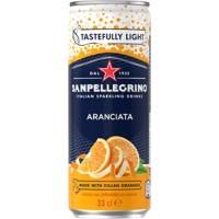 S.Pellegrino Aranciata Soft Drink Sparkling Orange 24 Bottles of 330 ml