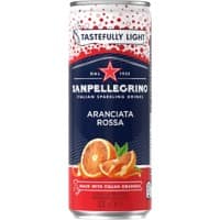 S.Pellegrino Aranciata Rossa Soft Drink Sparkling Blood Orange 24 Bottles of 330 ml