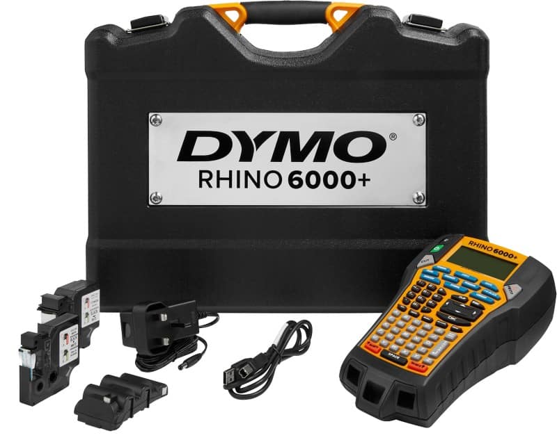 DYMO Rhino 6000+ Label Maker ABC Black, Yellow