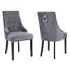 NEO Dining Chairs Non Height Adjustable Grey 2XKNOC-CHR-GREY 530 (W) x 660 (D) x 920 (H) mm Pack of 2