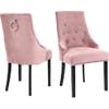 NEO Dining Chairs Non Height Adjustable Pink 2XKNOC-CHR-PINK 530 (W) x 660 (D) x 920 (H) mm Pack of 2