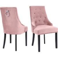 NEO Dining Chairs Non Height Adjustable Pink 2XKNOC-CHR-PINK 530 (W) x 660 (D) x 920 (H) mm Pack of 2
