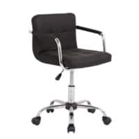 NEO Faux Leather Fixed Armrest Seat Height Adjustable Black 130 kg CUBE-OFFICE-BLACK 4,600 (W) x 4,600 (D) x 8,500 (H) mm