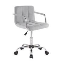 NEO Faux Leather Fixed Armrest Seat Height Adjustable Fabric Grey 130 kg CUBE-OFFICE-FAB-GREY 4,600 (W) x 4,600 (D) x 8,500 (H) mm
