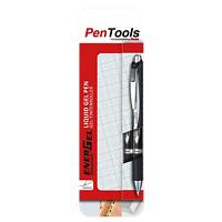 Pentel Ballpoint Pen 0.35 mm Black Pack of 2