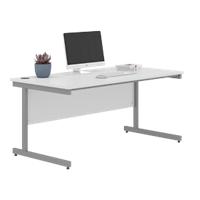 EFG Evo Cantilever Desk with modesty panel 1200mm x 600mm MFC finish