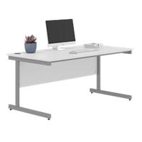 EFG Evo Cantilever Non Height Adjustable Desk Rectangular Grey Cantilever 800 x 600 x 720 mm