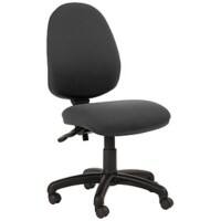 EFG Office Chair ELLIEH Fabric Black fully upholstered