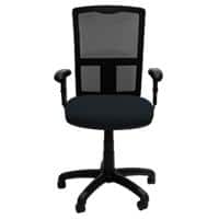 EFG Office Chair ELLIEZ-AA Mesh Black adjustable arms