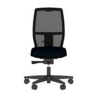 EFG Office Chair SAVM1003 Mesh Black upholstered seat pad