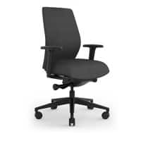 EFG Office Chair SAVM5003 + SAV00020 Fabric Black 2D arms
