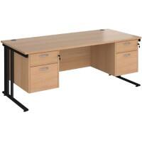 Dams International Desk MCM18P22KB 1,800 x 800 x 725 mm