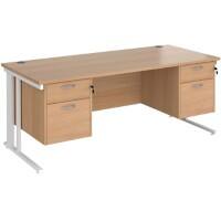 Dams International Desk MCM18P22WHB 1,800 x 800 x 725 mm