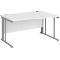 Dams International Wave Desk MCM14WRSWH 1,400 x 725 x 800 - 990 mm