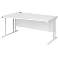 Dams International Wave Desk MC16WLWHWH 1,600 x 725 x 800 - 990 mm