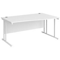 Dams International Wave Desk MC16WRWHWH 1,600 x 725 x 800 - 990 mm