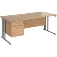 Dams International Desk MCM18P2SB 1,800 x 800 x 725 x 800 - 990 mm