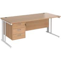 Dams International Desk MCM18P3WHB 1,800 x 800 x 725 mm