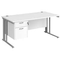 Dams International Desk MCM16P2SWH 1,600 x 800 x 725 mm