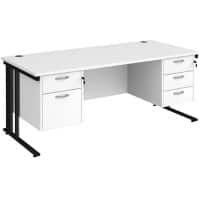 Dams International Desk MCM18P23KWH 1,800 x 800 x 725 mm