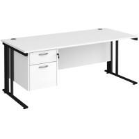 Dams International Desk MCM18P2KWH 1,800 x 800 x 725 mm