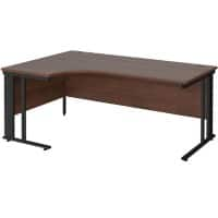 Dams International Left Hand Ergonomic Desk MCM18ELKW 1,800 x 1,200 x 725 mm