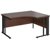 Dams International Right Hand Ergonomic Desk MCM14ERKW 1,400 x 1,200 x 725 mm