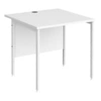 Dams International Maestro 25 Desk Oak Wood White 800 x 800 x 725 mm