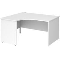 Dams International Left Hand Ergonomic Desk MP14ELWH 1,400 x 1,200 x 725 mm