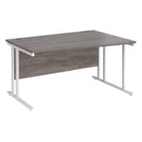 Dams International Wave Desk MC14WRWHGO 1,400 x 725 x 800 - 990 mm