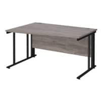 Dams International Wave Desk MCM14WLKGO 1,400 x 725 x 800 - 990 mm