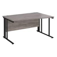 Dams International Wave Desk MCM14WRKGO 1,400 x 725 x 800 - 990 mm