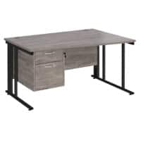 Dams International Wave Desk MCM14WRP2KGO 1,400 x 725 x 800 - 990 mm