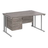 Dams International Wave Desk MCM14WRP3SGO 1,400 x 725 x 800 - 990 mm