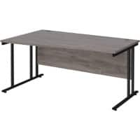 Dams International Wave Desk MC16WLKGO 1,600 x 725 x 800 - 990 mm