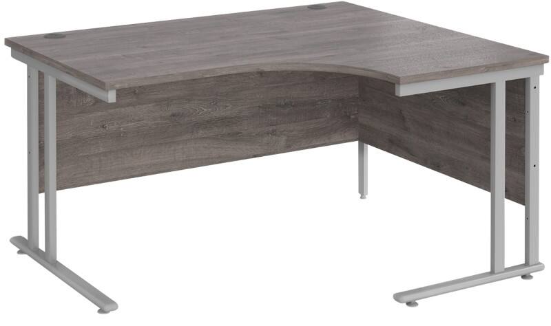 Dams International Right Hand Ergonomic Desk MC14ERSGO 1,400 x 1,200 x 725 mm