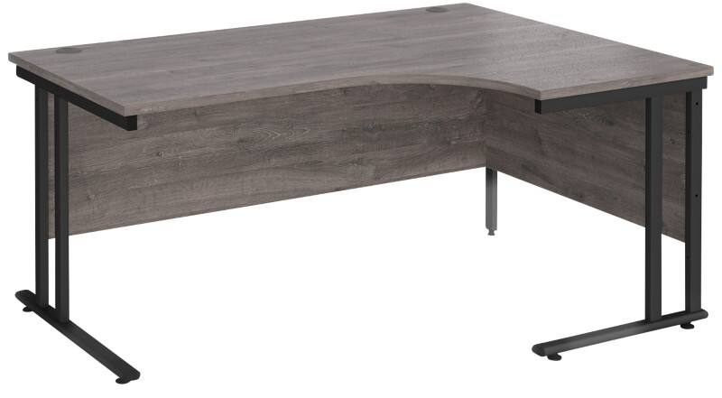 Dams International Right Hand Ergonomic Desk MC16ERKGO 1,600 x 1,200 x 725 mm