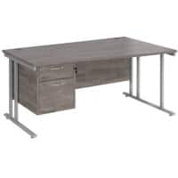 Dams International Wave Desk MC16WRP2SGO 1,600 x 725 x 800 - 990 mm