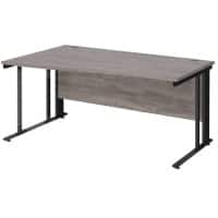 Dams International Wave Desk MCM16WLKGO 1,600 x 725 x 800 - 990 mm